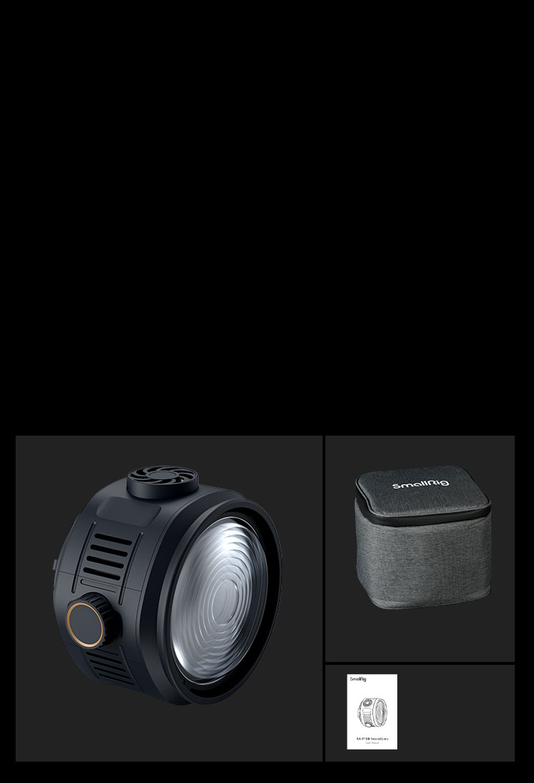 RA-F150 Fresnel Lens | Pro Bowens Mount Lighting | SmallRig RA-F150 Fresnel Lens | Pro Bowens Mount Lighting | SmallRig
