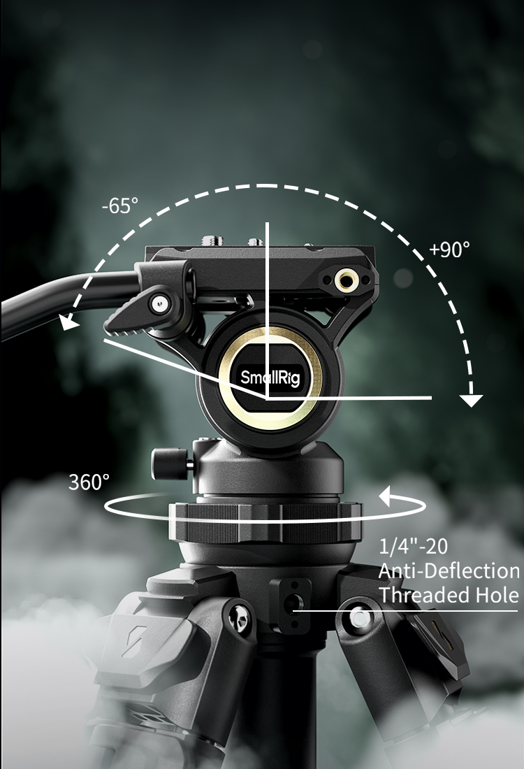 SmallRig Lightweight Carbon Fiber Tripod Kit AD-50 Pro 4420