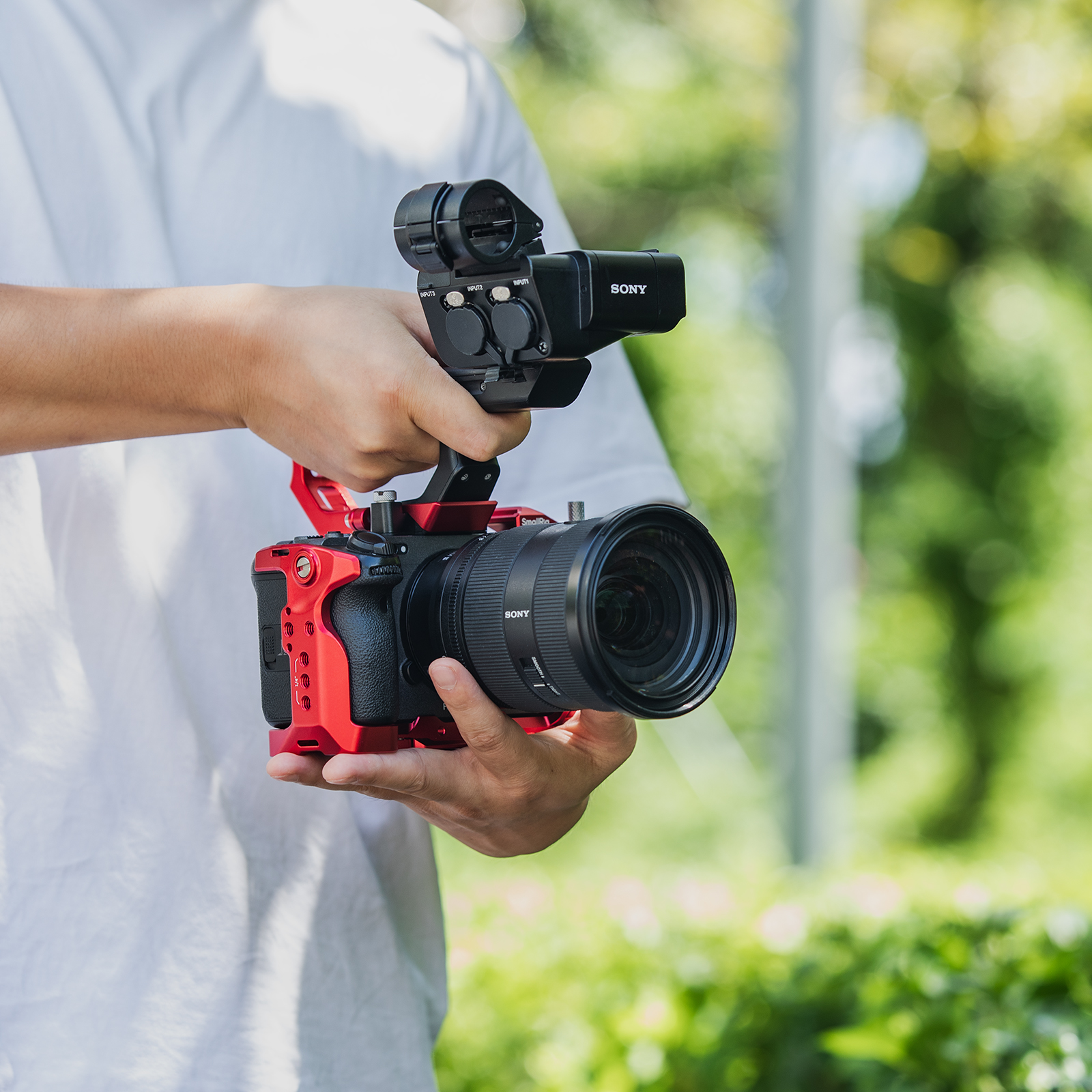 CATEGORY/Camera Cages/Sony HawkLock Quick Release Advanced Cage Kit for Sony FX3 / FX30（Colorful Edition）-For Brands:Sony/For Models:FX3、FX30/SKU:5041/