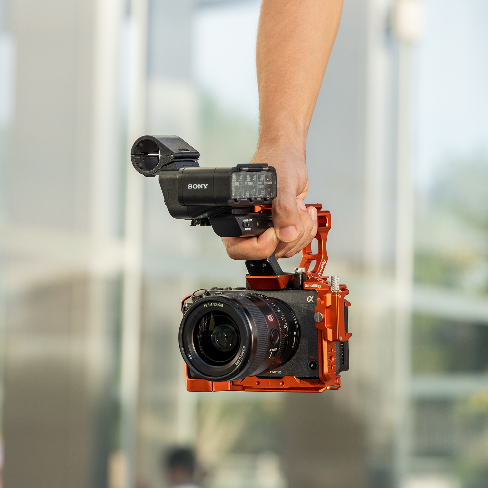 FX3/FX30 Quick-Release Camera Cage | HawkLock Colorful Kit