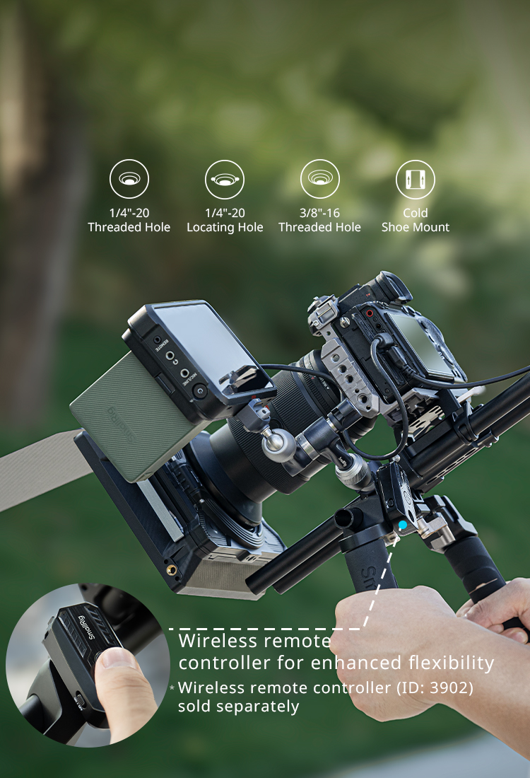 Shoulder Rig Kit | Ergonomic | Arca-Swiss Quick Release