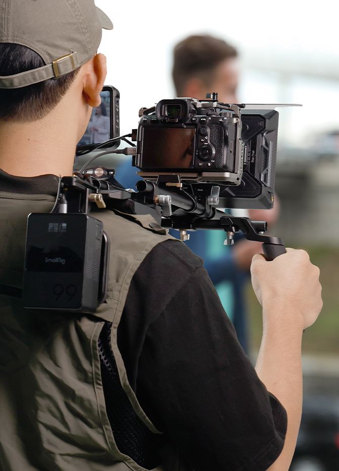 Shoulder Rig Kit | Ergonomic | Arca-Swiss Quick Release