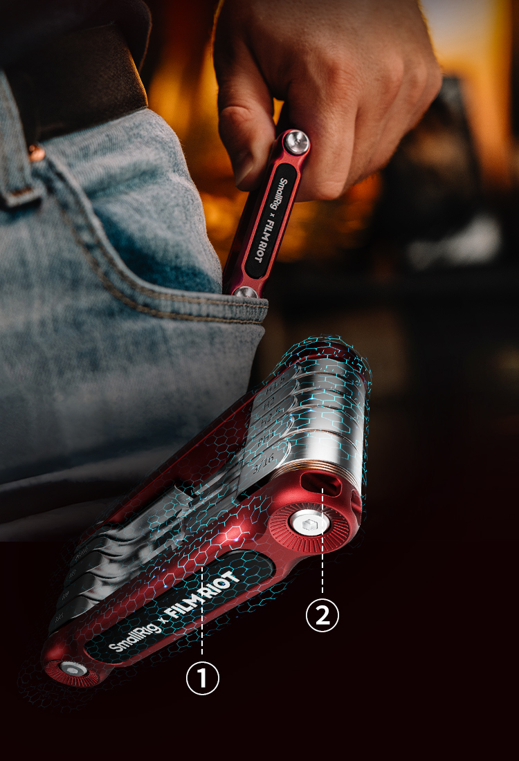7-in-1 Folding Wrench Set | Multi-Angle Rigging | SmallRig