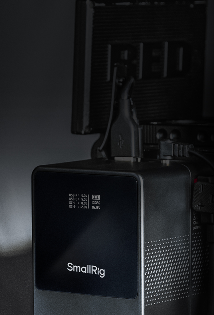 VB50 Mini V Mount Battery, 45W Fast Charge | SmallRig