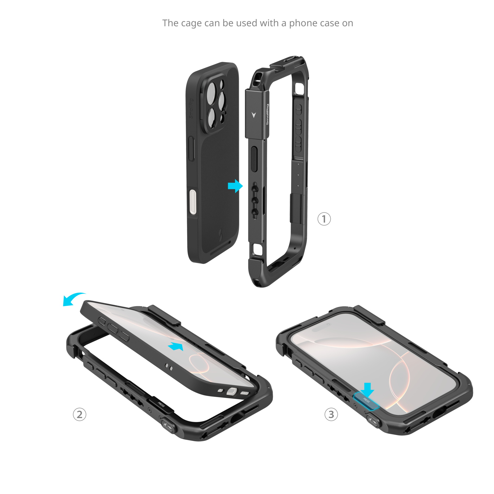 iPhone 16 Pro/Max Mobile Video Cage | Filmmaking Rig