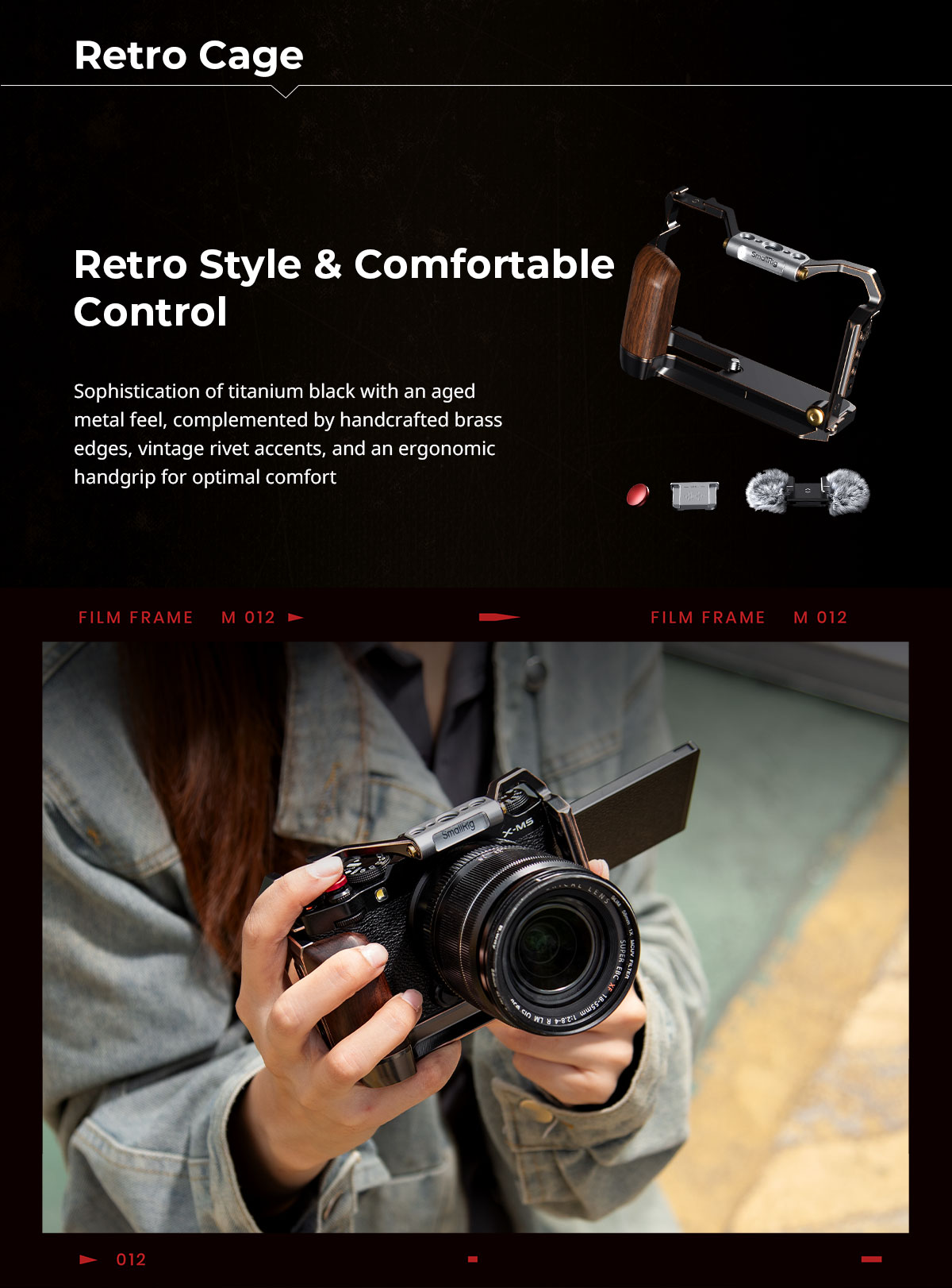 Nikon Z fc用レザーハーフケース （ストラップ付き）