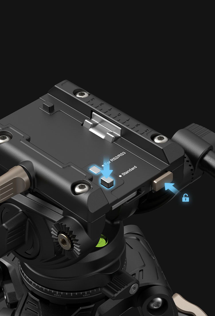 Heavy-Duty Tripod | Fluid Head, Quick Release | SmallRig