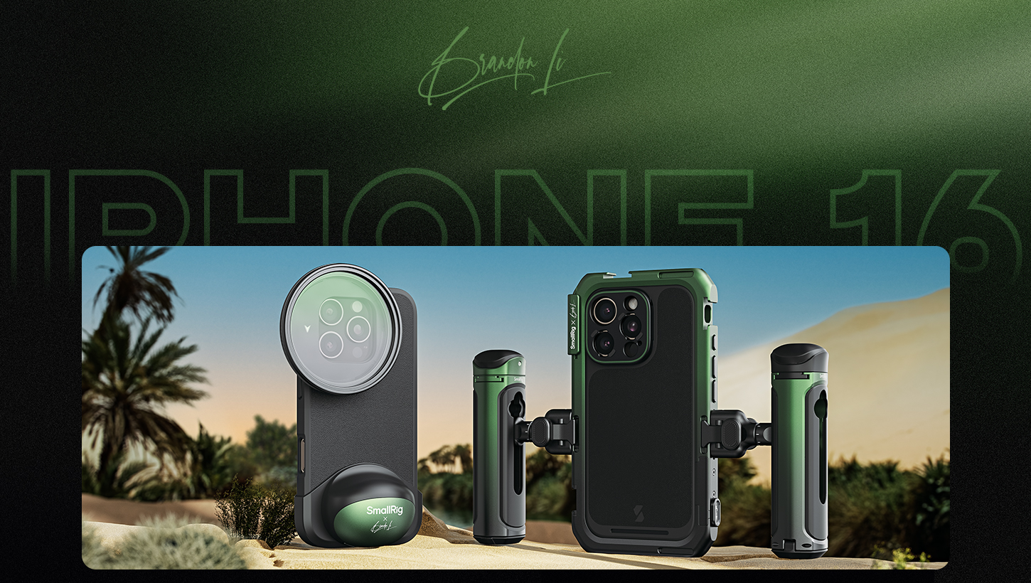 SmallRig x Brandon Li Mobile Video Kit for iPhone 16 Pro Max Co-design Edition 5001 - Professional D