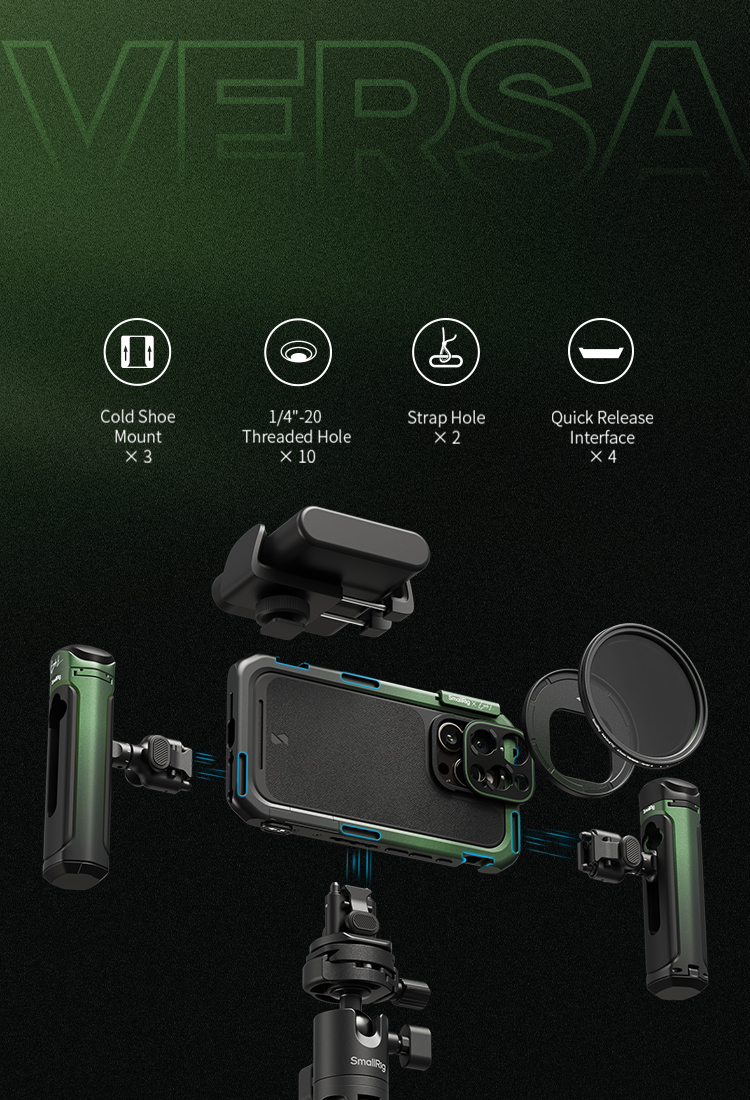 iPhone 16 Pro/Max Mobile Video Kit | Brandon Li Co-Design | SmallRig