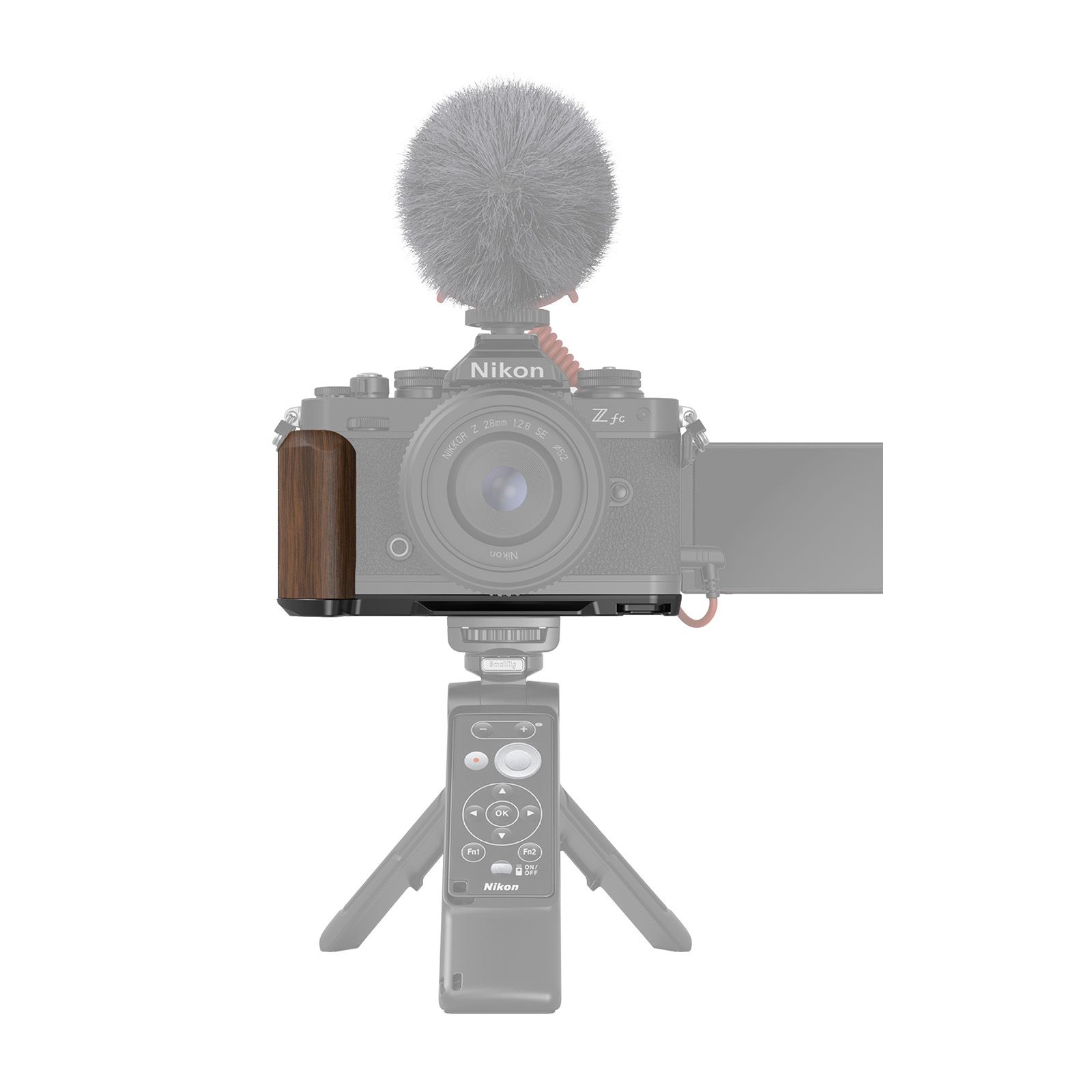Nikon Z fc Wooden L-Grip | Arca-Swiss | Cold Shoe