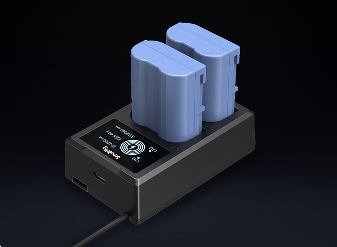 SMALLRIG EN-EL15C Batterie 2400 MAh USB-C Pour Nikon Z6 III, Zf