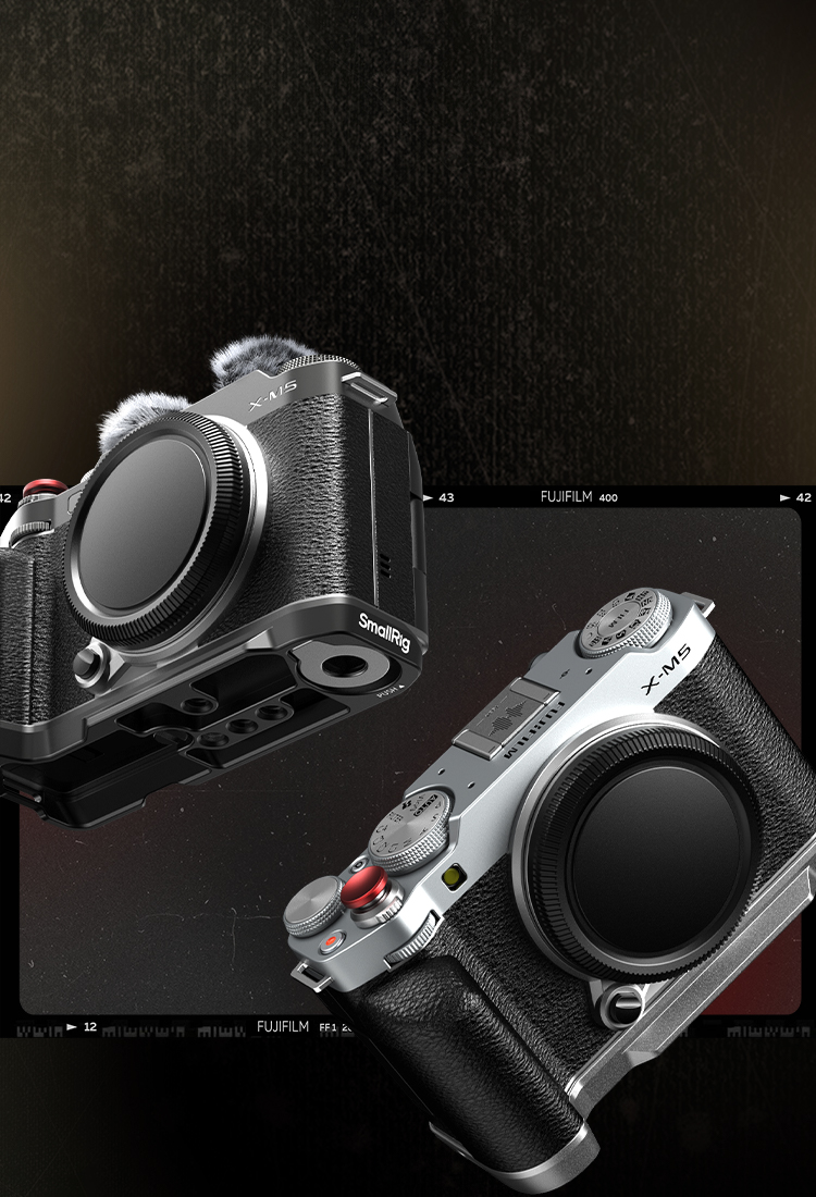 【美品】 FUJIFILM X-M5 シルバー Smallrig ケース付き X-M5 Leather Case | Grip, Protect & Access | SmallRig