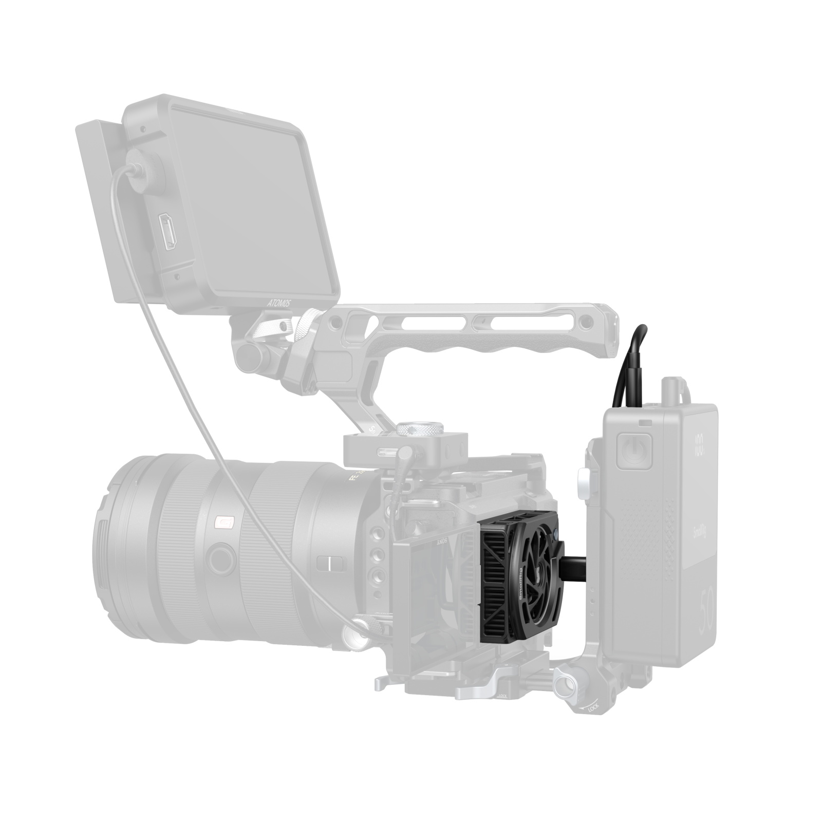 TEC Camera Cooling System | Two-Speed Fan | V-Mount Ready