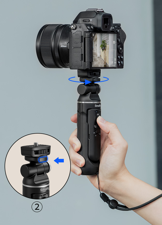 SR-RG2 Wireless Shooting Grip | Camera Selfie Stick & Tripod