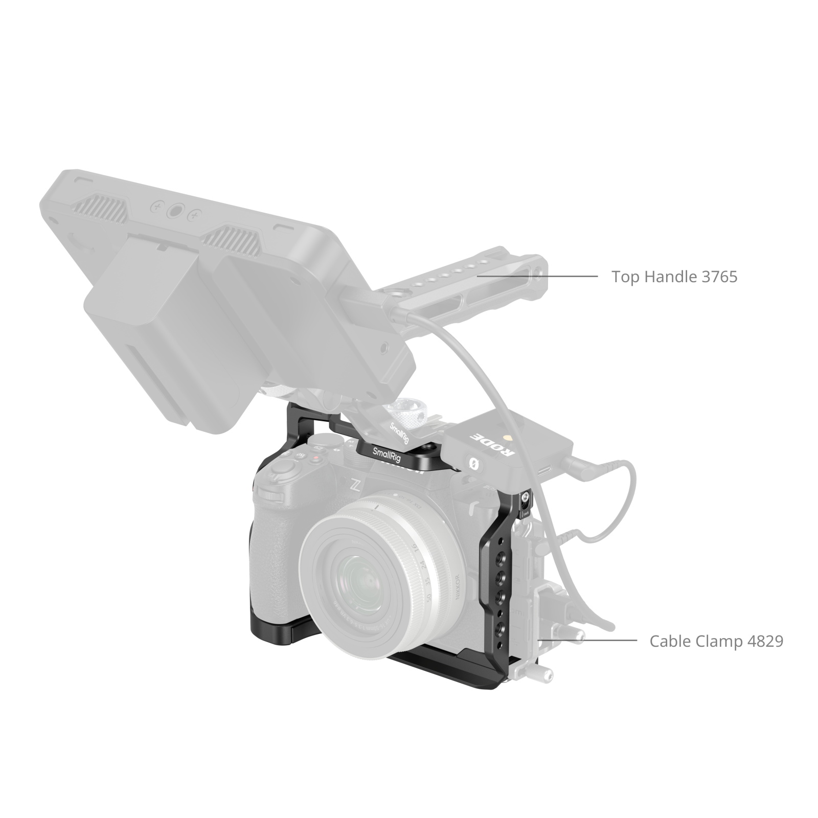 Z50 II Camera Cage | Arca-Swiss QR & 3-Point Locking