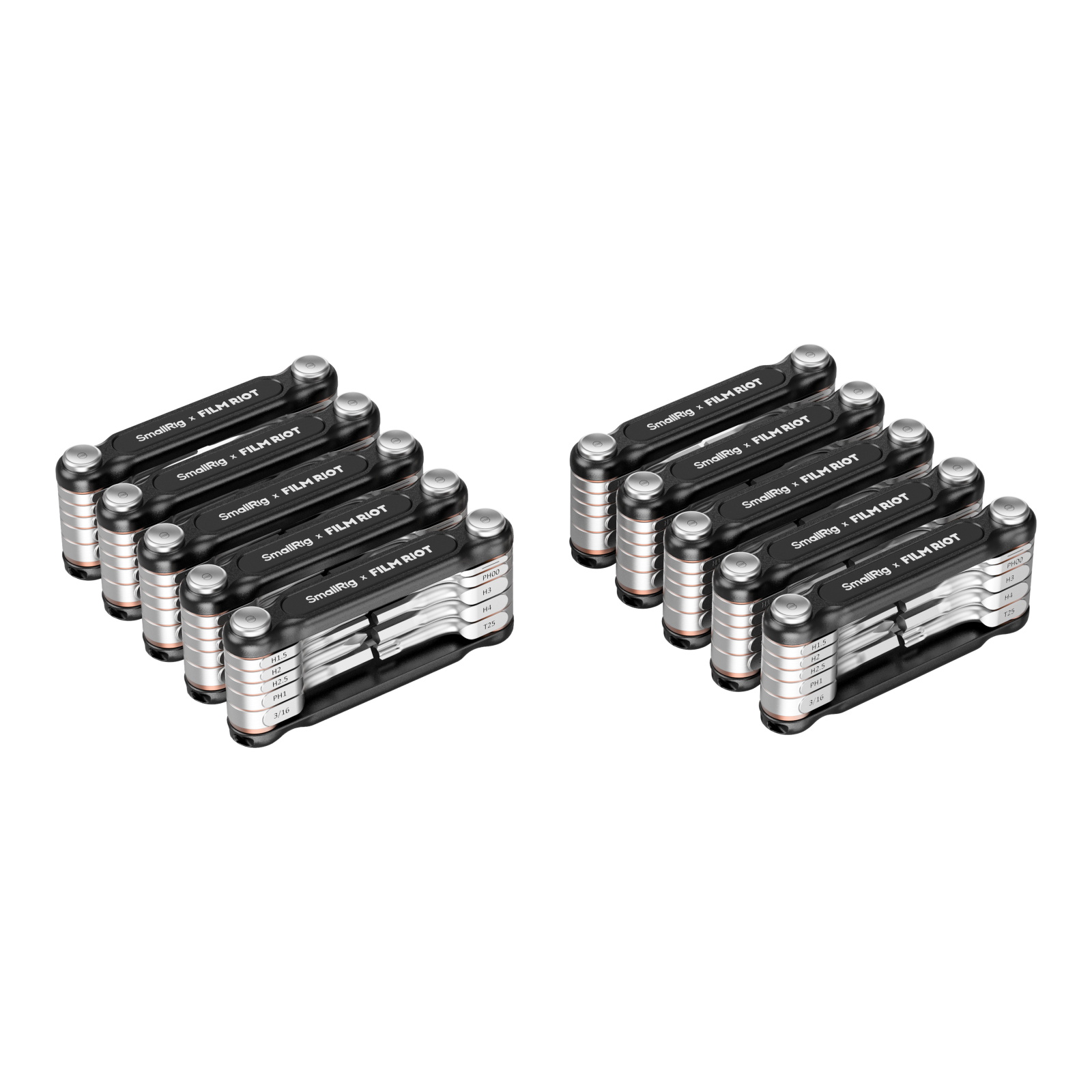 SmallRig x FILM RIOT 10-in-1 Folding Wrench Set with Multiple Angle Positioning