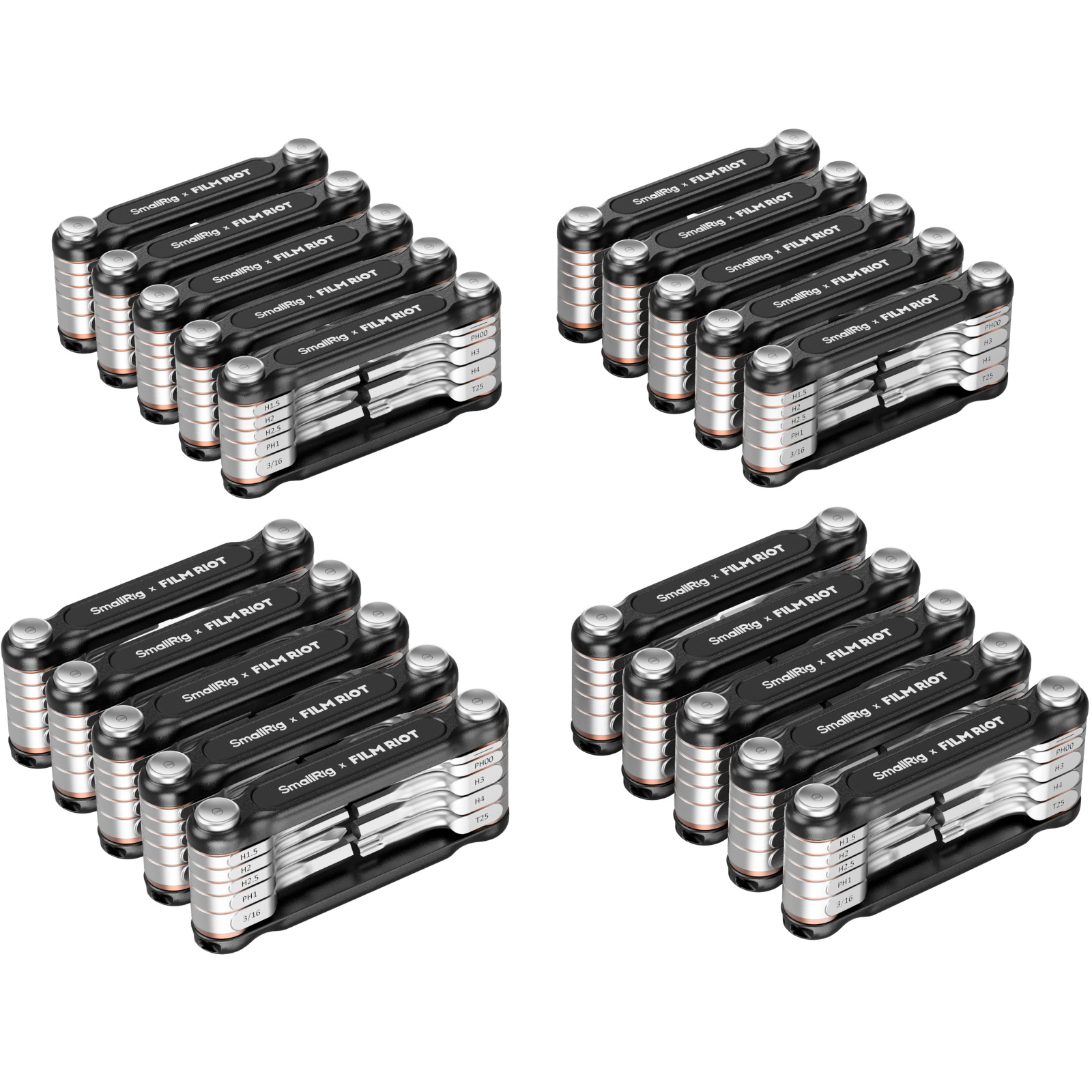 SmallRig x FILM RIOT 10-in-1 Folding Wrench Set with Multiple Angle Positioning