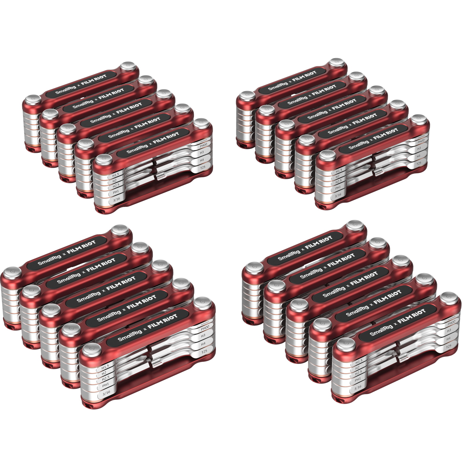 SmallRig x FILM RIOT 10-in-1 Folding Wrench Set with Multiple Angle Positioning