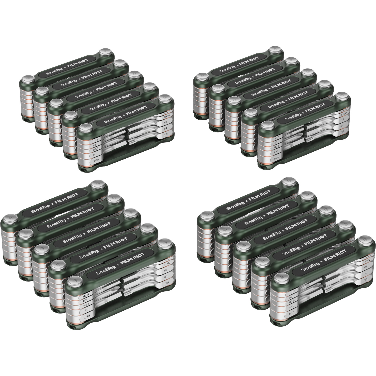 SmallRig x FILM RIOT 10-in-1 Folding Wrench Set with Multiple Angle Positioning