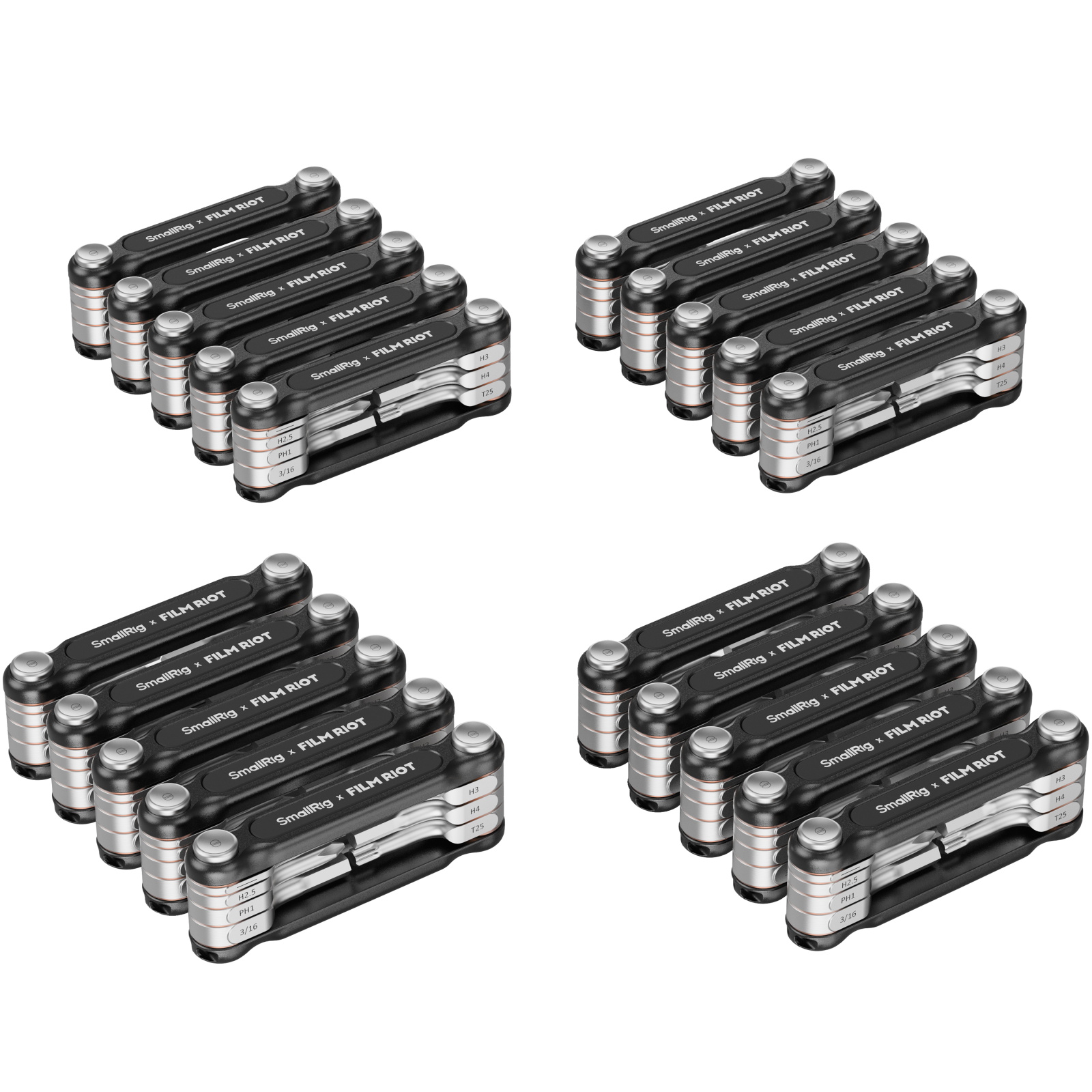 SmallRig x FILM RIOT 7-in-1 Folding Wrench Set with Multiple Angle Positioning