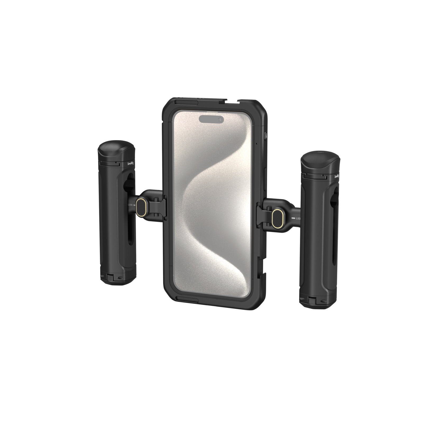 iPhone 15 Pro Max Mobile Video Kit | Dual Handheld Cage