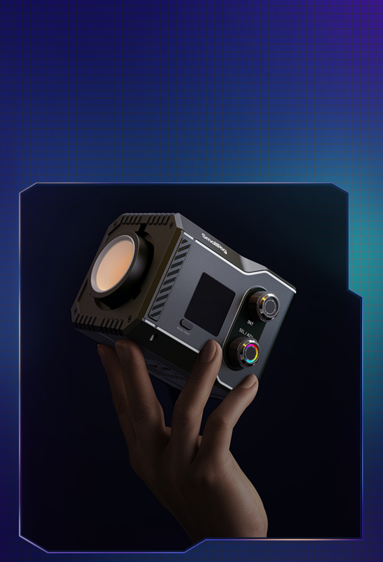 RC 60C RGB LED Video Light | 2500K-10000K | App Control