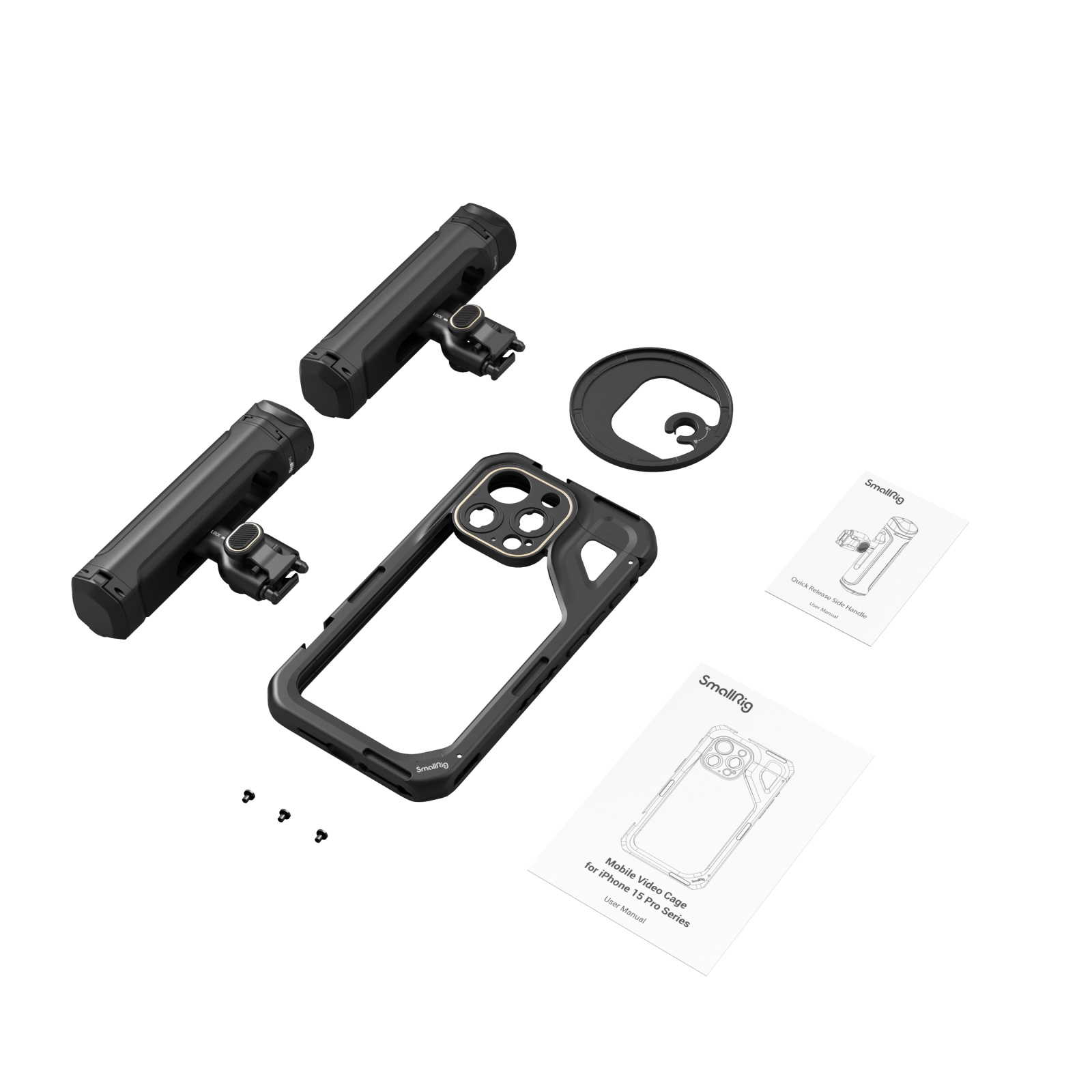 Mobile Video Kit (Dual Handheld) for iPhone 15 Pro