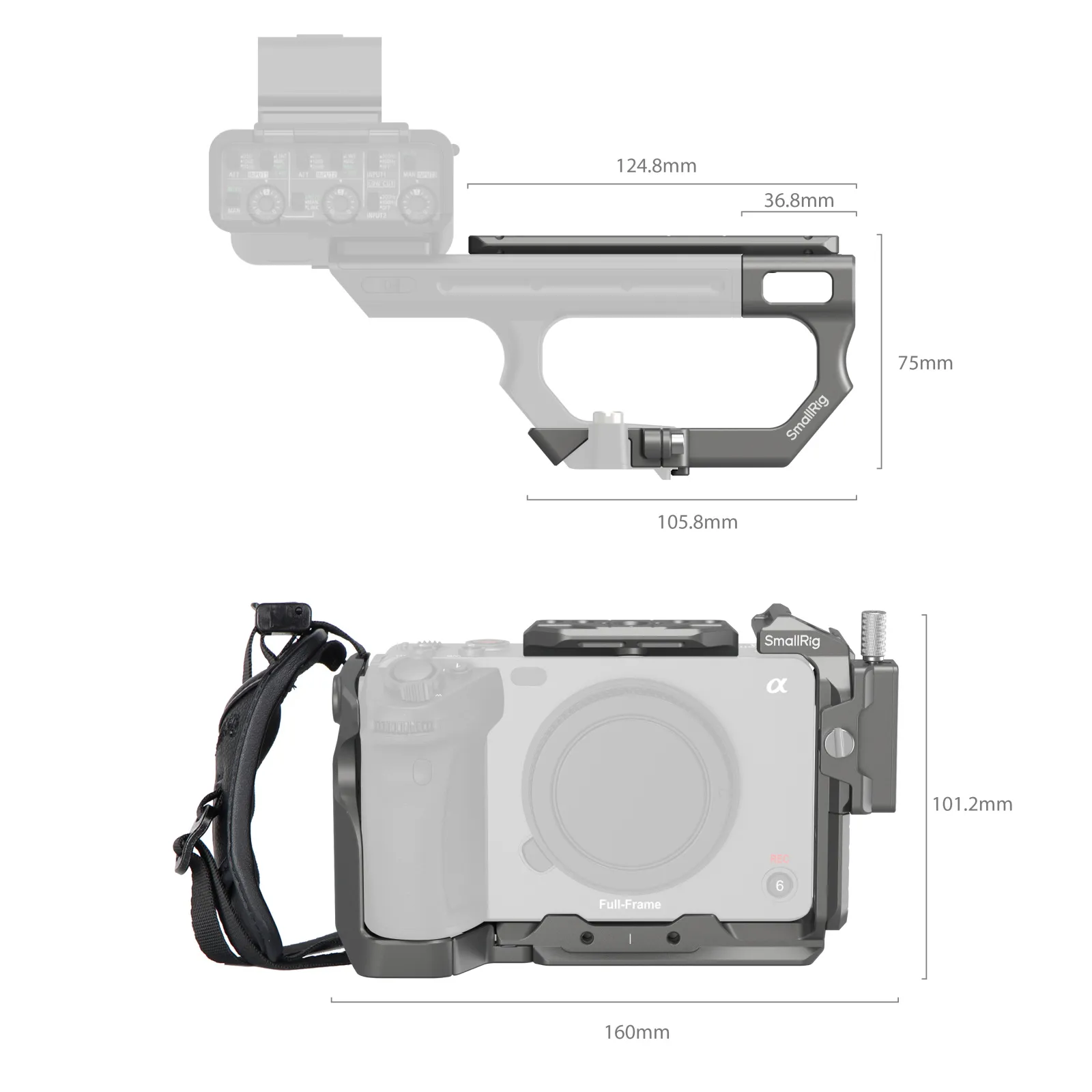 HawkLock Quick Release Advanced Cage Kit for Sony FX3 / FX30 HawkLock Quick Release Advanced Cage Kit for Sony FX3 / FX30