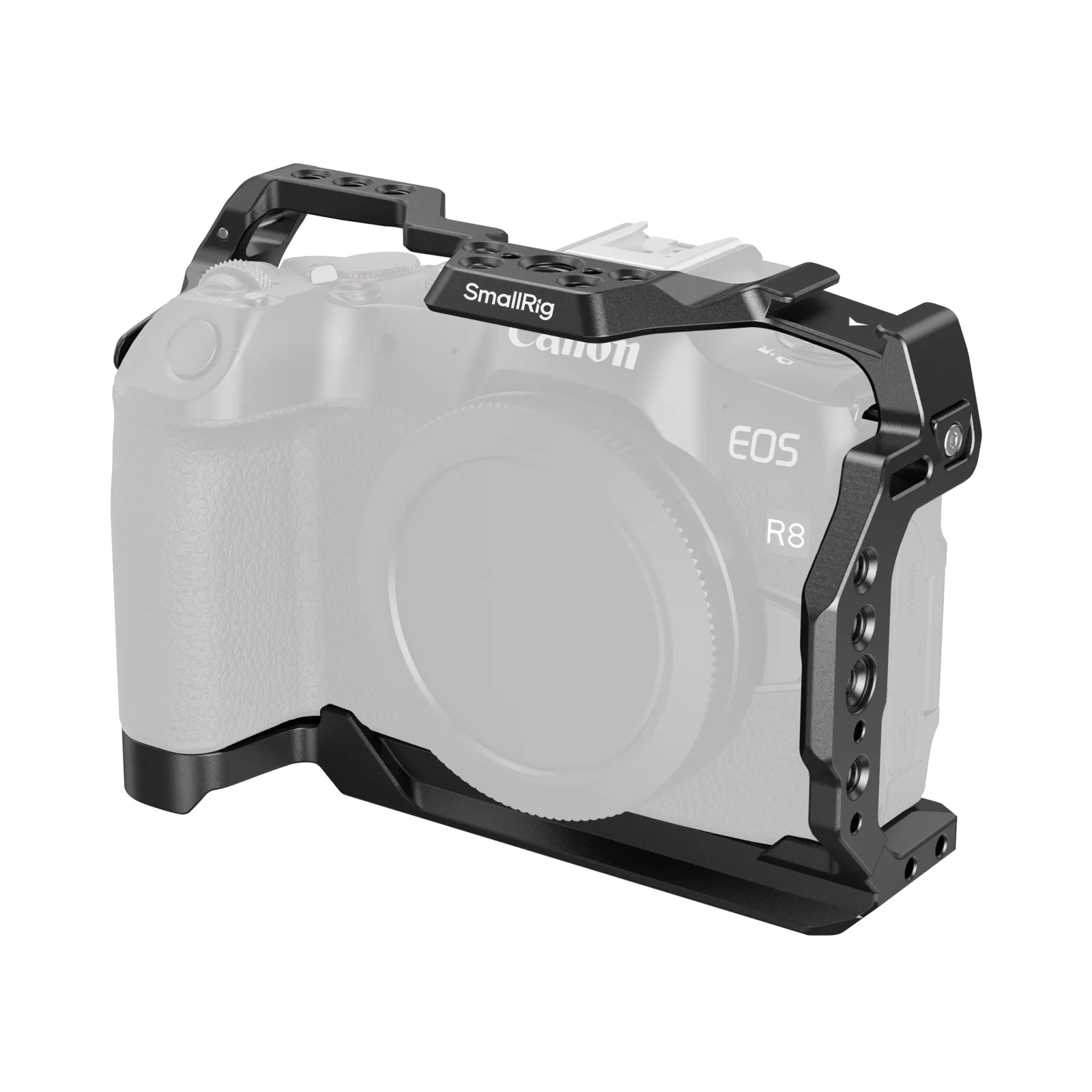EOS R8 Camera Cage | Arca-Swiss Plate & Secure Mounting