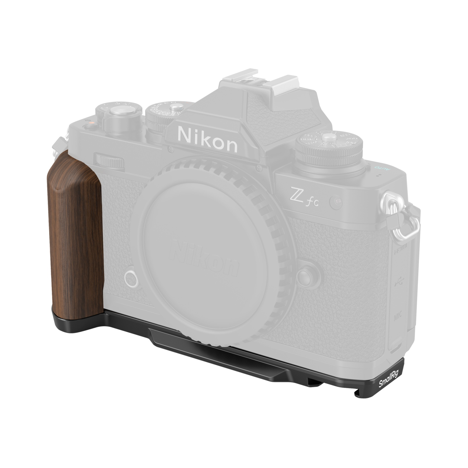 Nikon Z fc Wooden L-Grip | Arca-Swiss | Cold Shoe