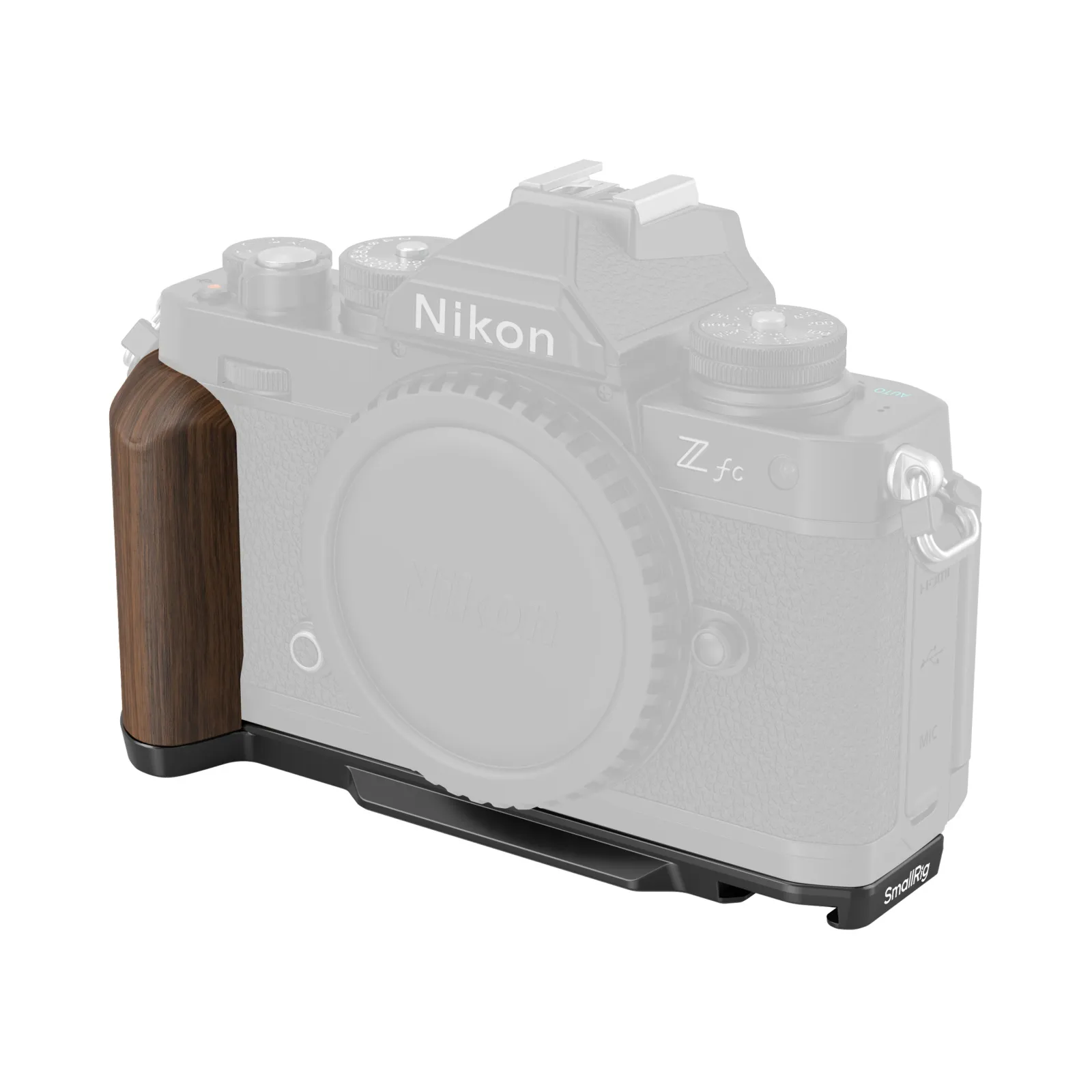 Nikon Z fc Wooden L-Grip | Arca-Swiss | Cold Shoe