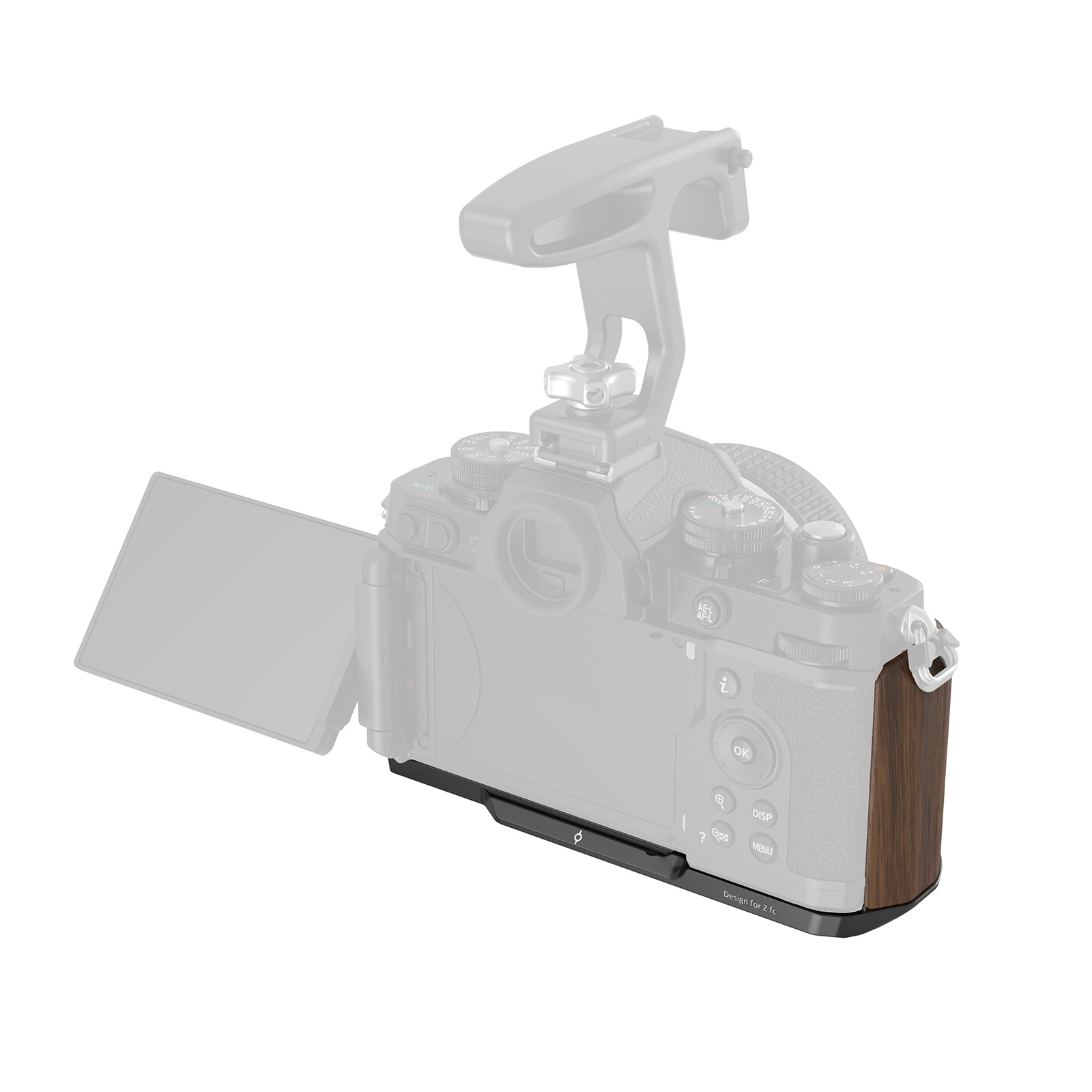 Nikon Z fc Wooden L-Grip | Arca-Swiss | Cold Shoe