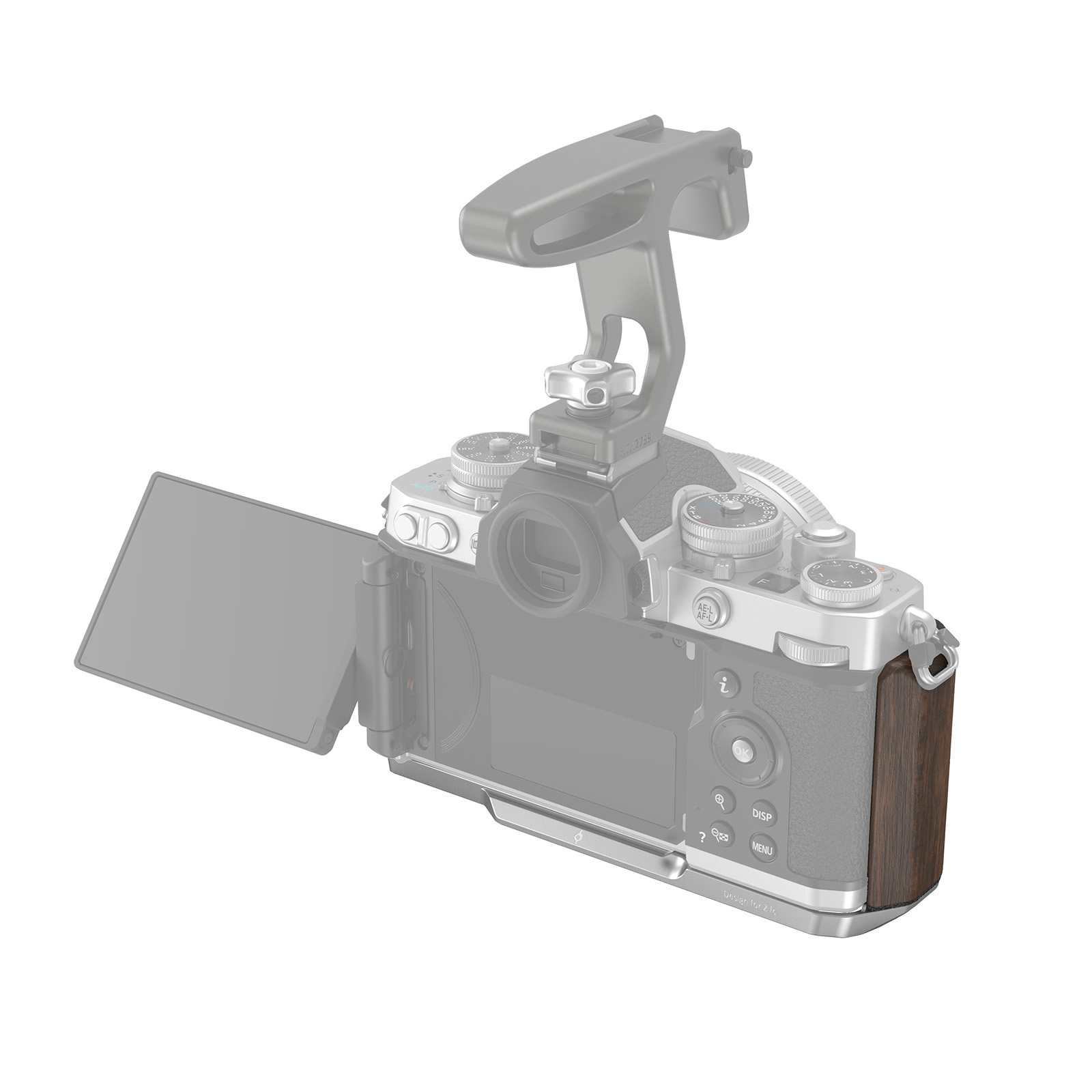 Nikon Z fc Wooden L-Grip | Arca-Swiss | Cold Shoe