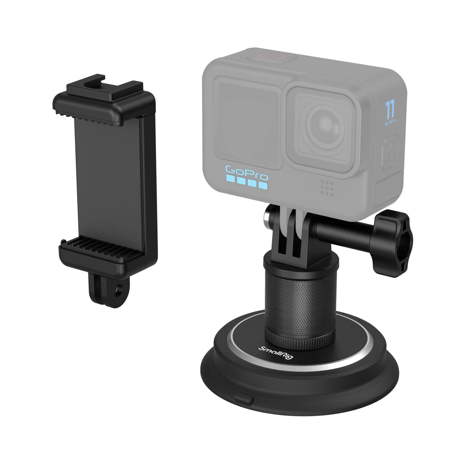 SmallRig スモールリグ デュアル吸盤式カメラマウント SC-2K Action Camera Suction Mount | Dual-Material Grip | SmallRig