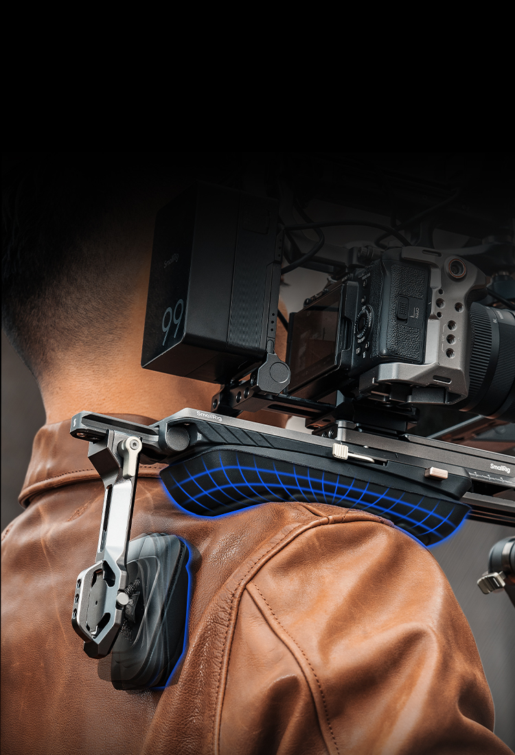SR007 Pro Shoulder Rig | Quick Adjust Ergonomic Camera Setup