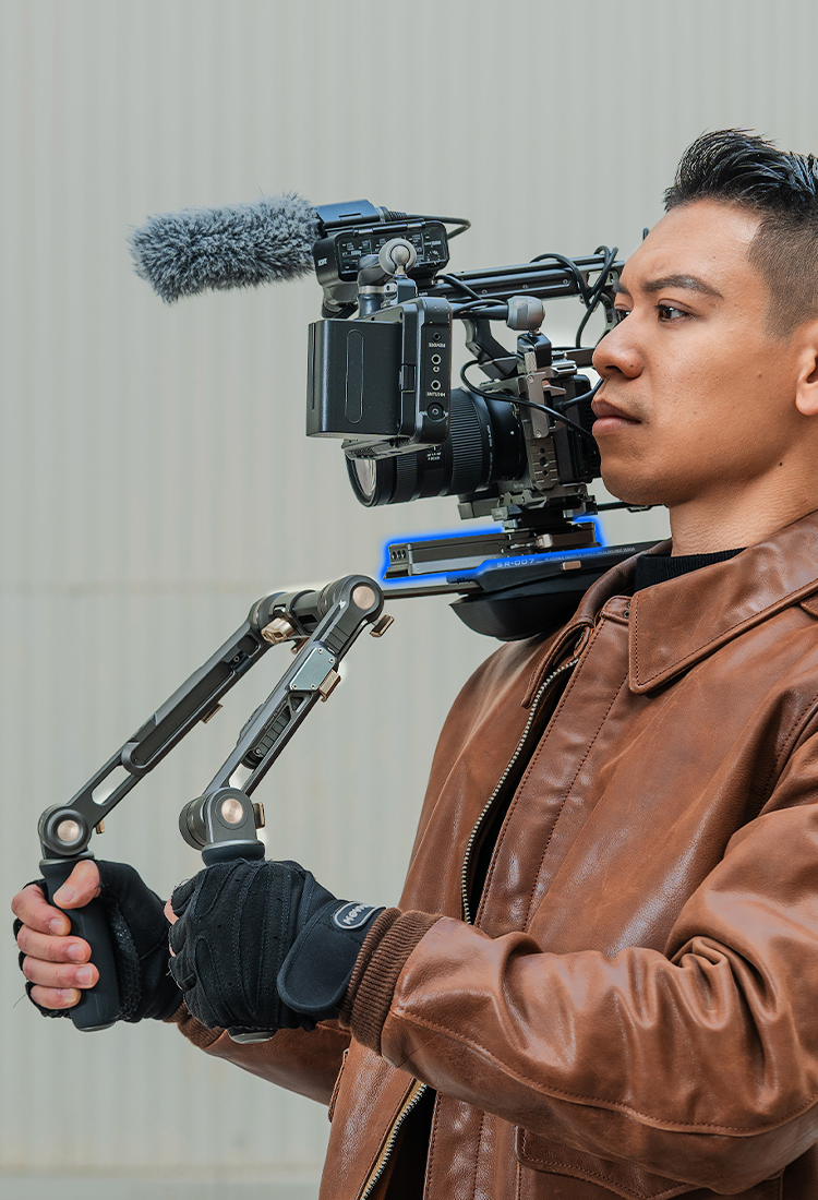 ビデオカメラ SmallRig HawkLock Shoulder Rig SR007 Pro SR007 Pro Shoulder Rig | Quick Adjust Ergonomic Camera Setup