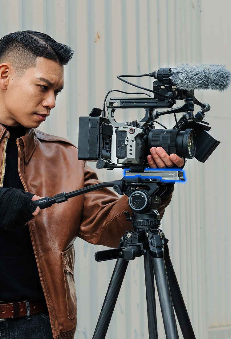 SR007 Pro Shoulder Rig | Quick Adjust Ergonomic Camera Setup