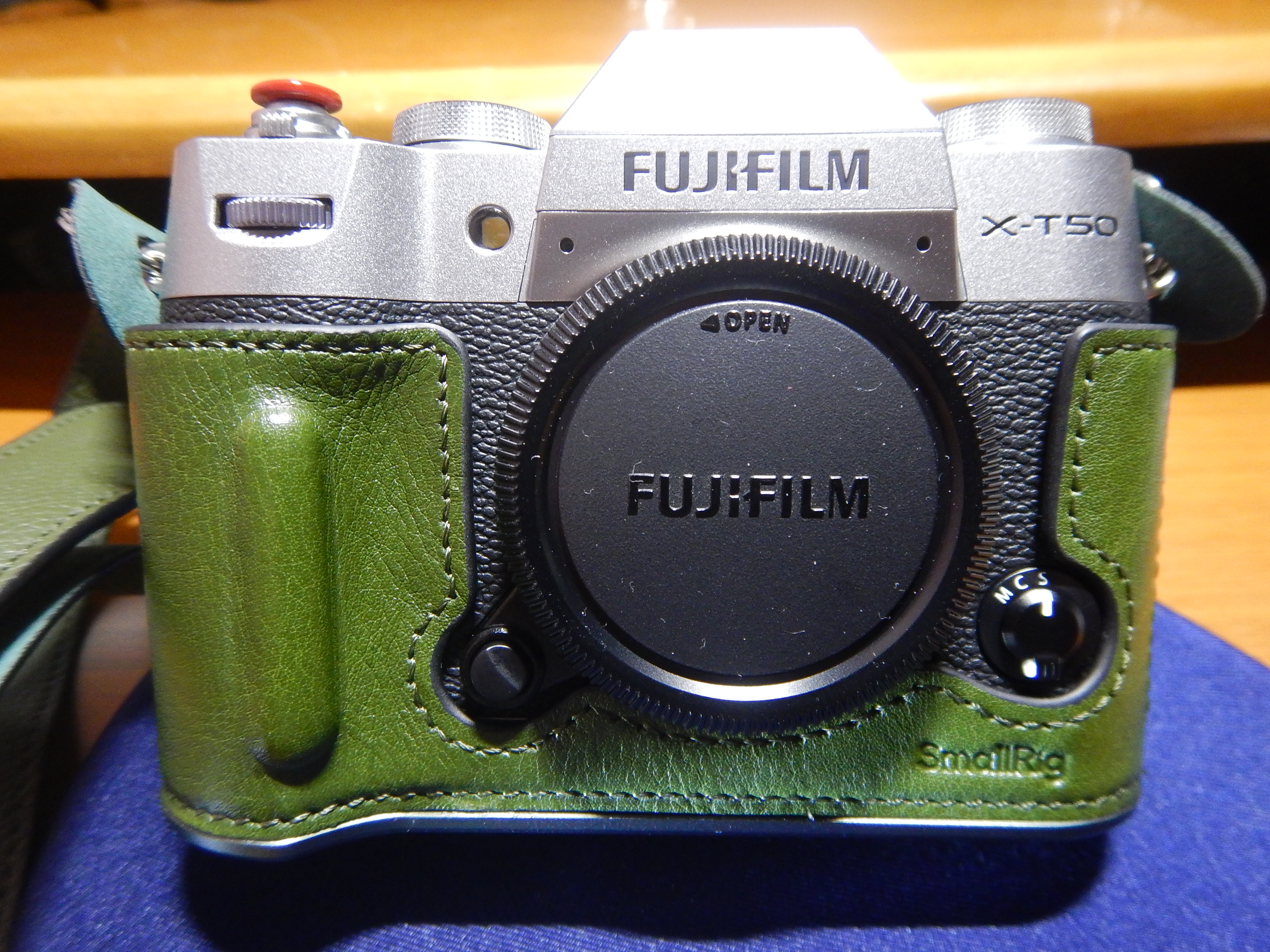 FUJIFILM X-T50 Leather Half Case | Enhanced Grip & Access