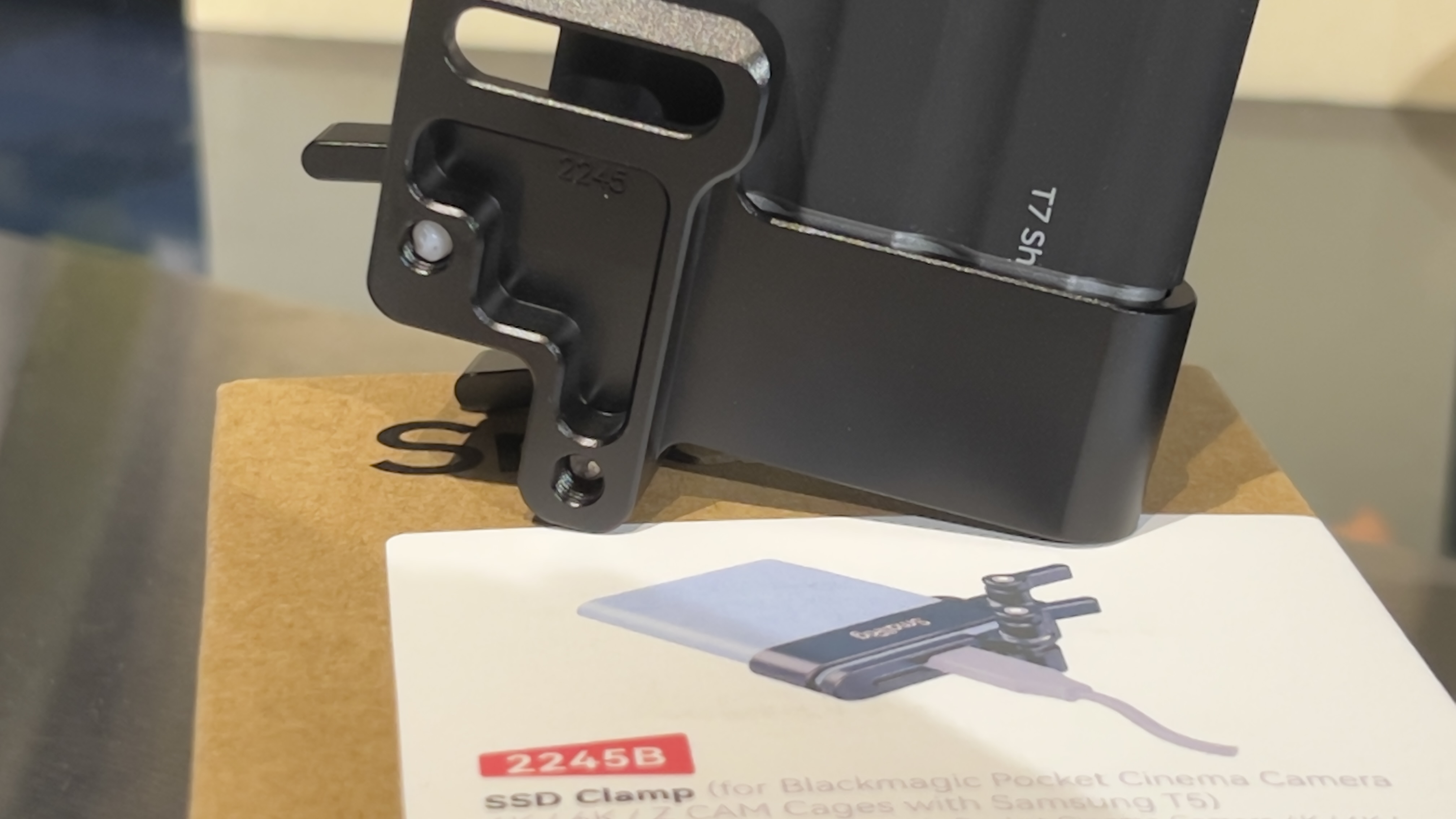 Samsung T5 SSD Mount for BMPCC 4K/6K and Z CAM | SmallRig