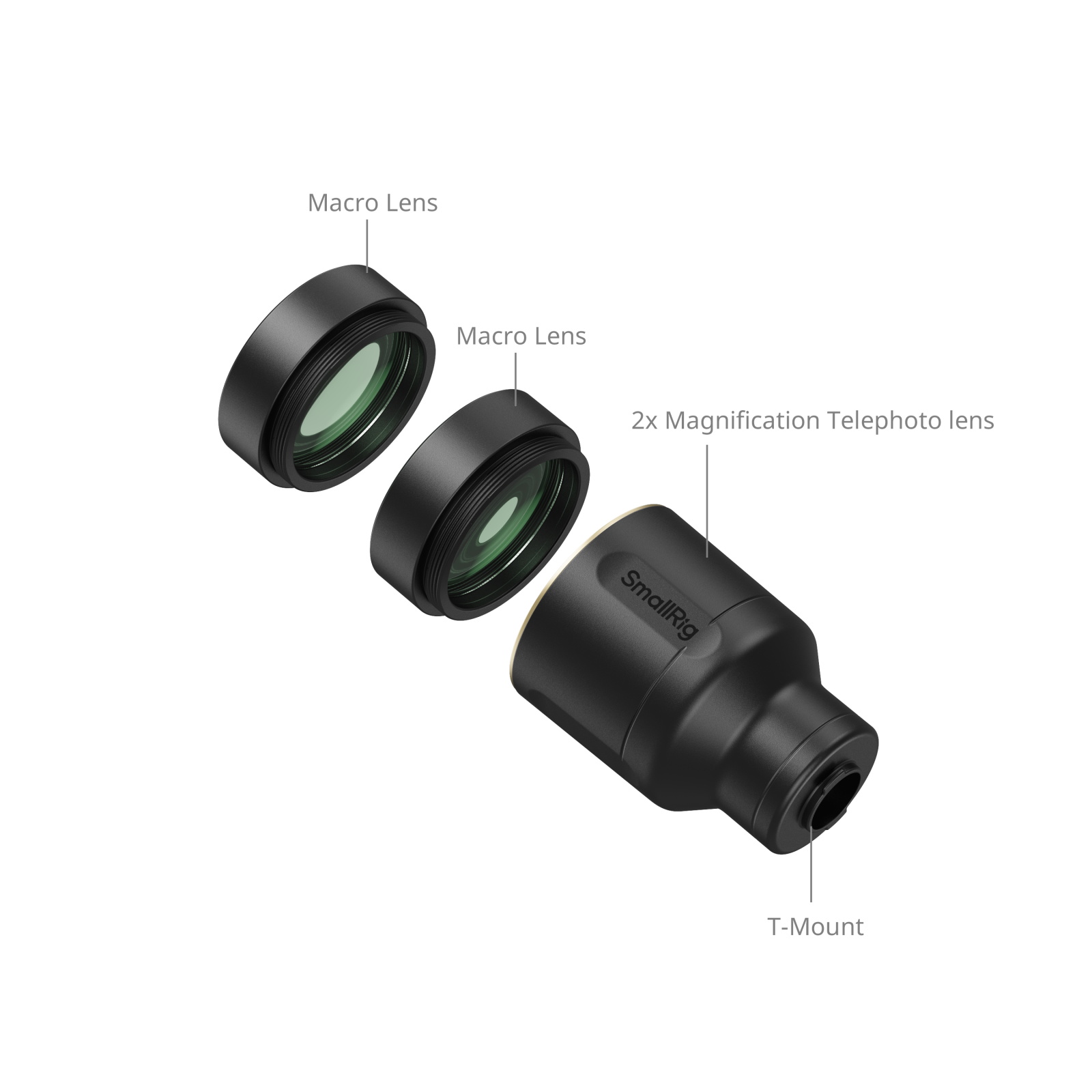 Magnification Telephoto & Macro Lens Kit for P | SmallRig