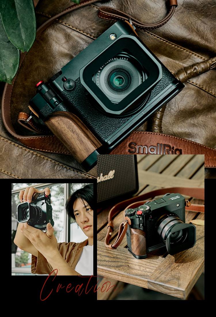 Fujifilm GFX100RF 茶色牛革ハンドル Fujifilm GFX100RF 茶色牛革ハンドル - メルカリ