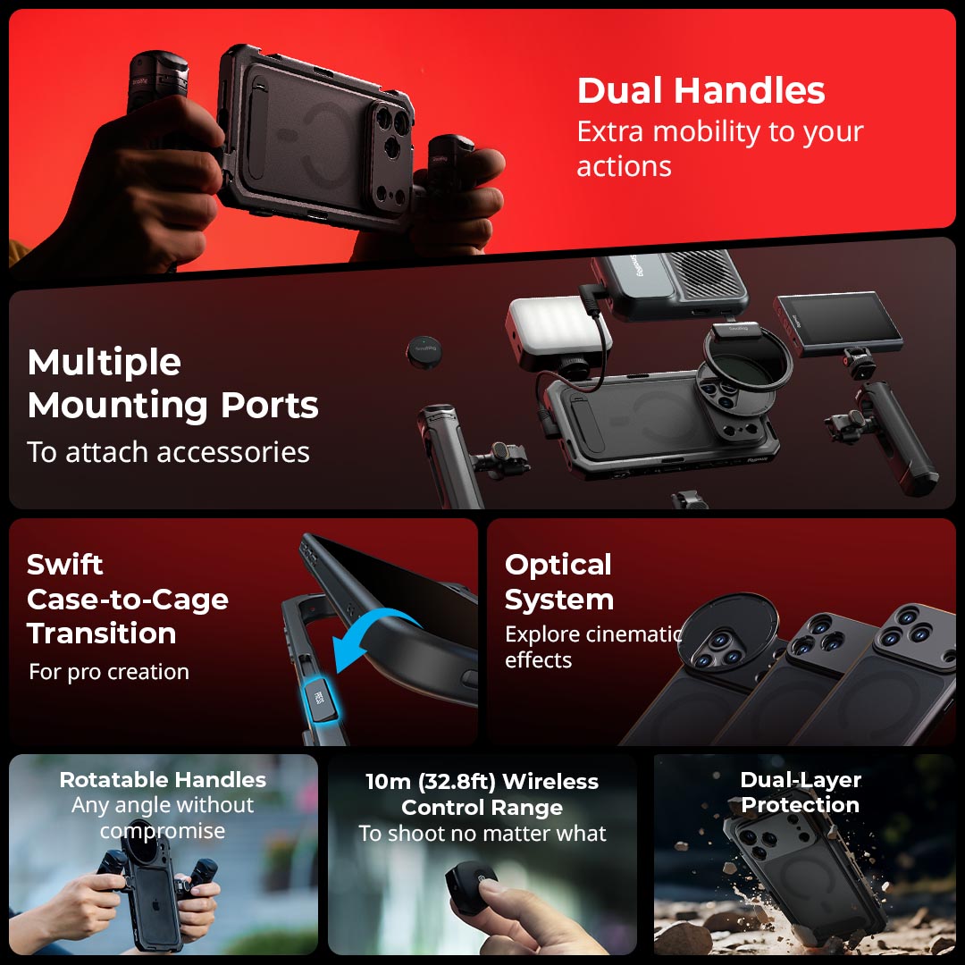 iPhone 17 Pro / 17 Pro Max | Dual Handheld Cage Kit