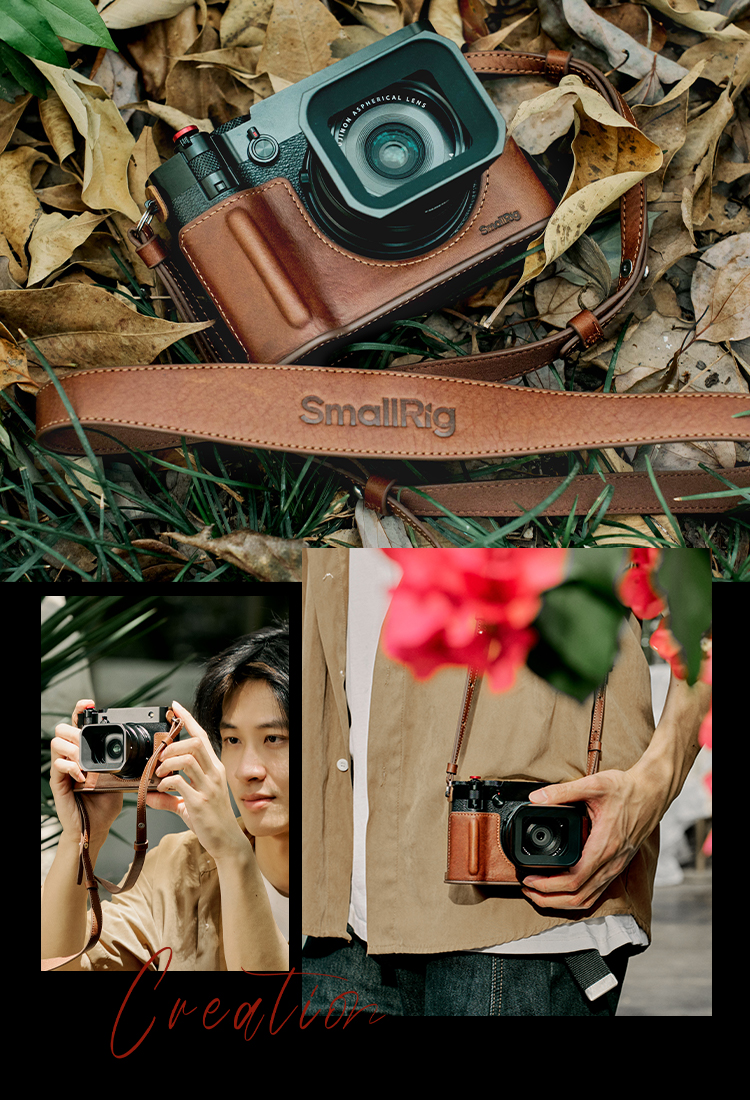 FUJIFILM GFX100RF Leather Case | Enhanced Grip, Retro Style