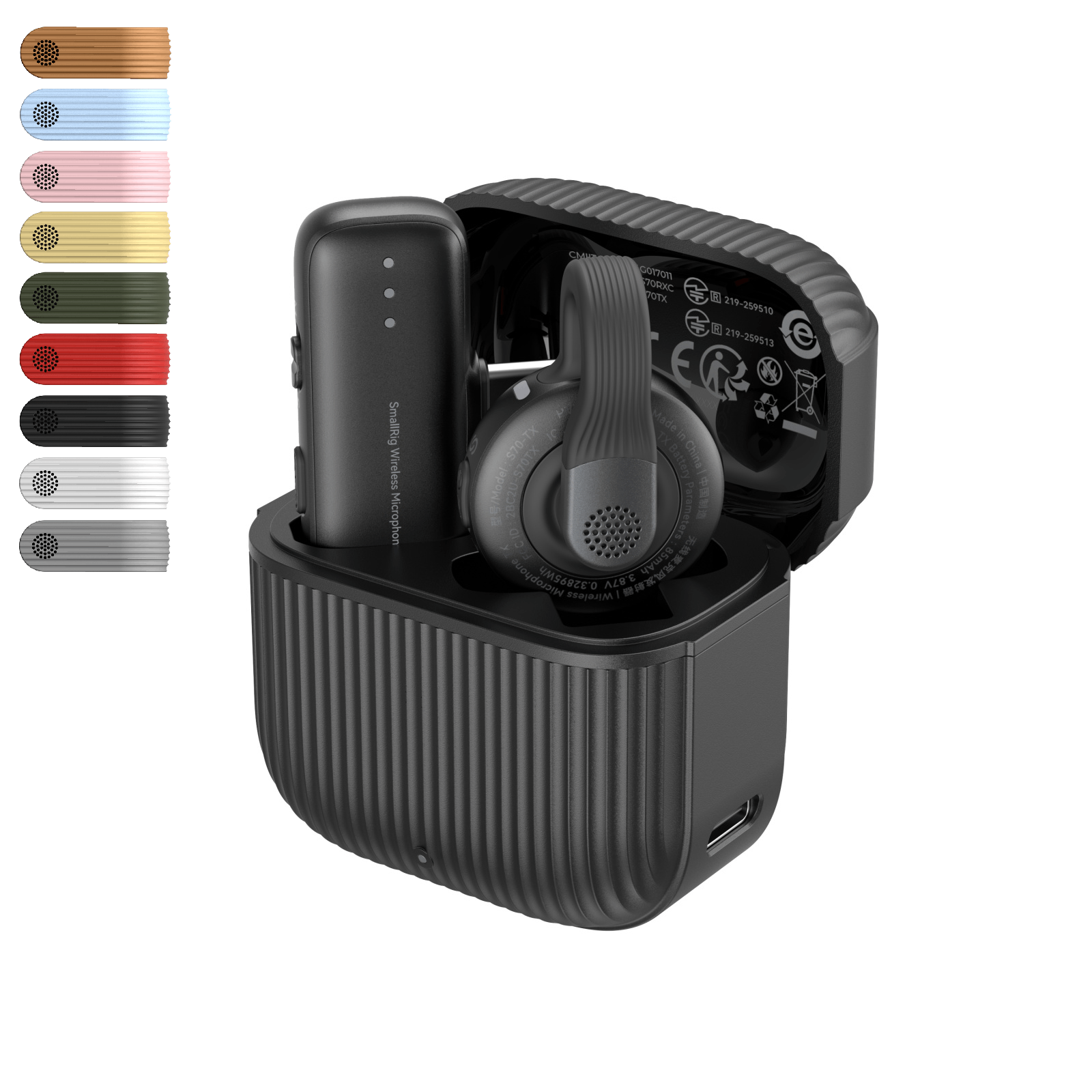 S70-C1 Single USB-C Wireless Mic, Mini Phone Lapel Mic for