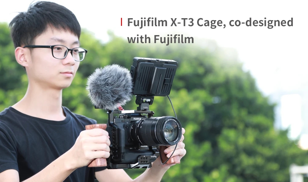 Camera Cage for Fujifilm X-T2 X-T3 w/ Grip | Pro Video Tools