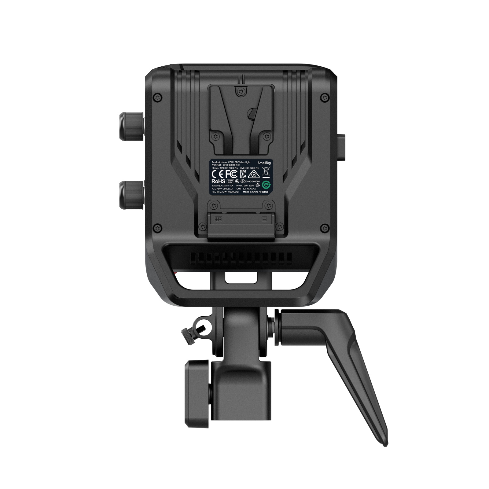 RC 220B/220D Pro COB LED Video Light | Portable, V-Mount