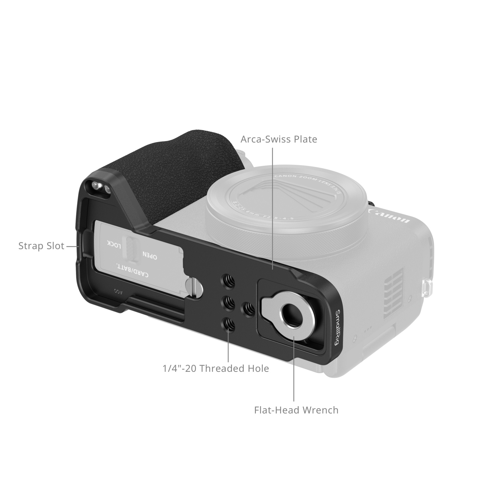 SmallRig Quick Release Plate (Arca-Type Kompatible) für AirTag - MD4150