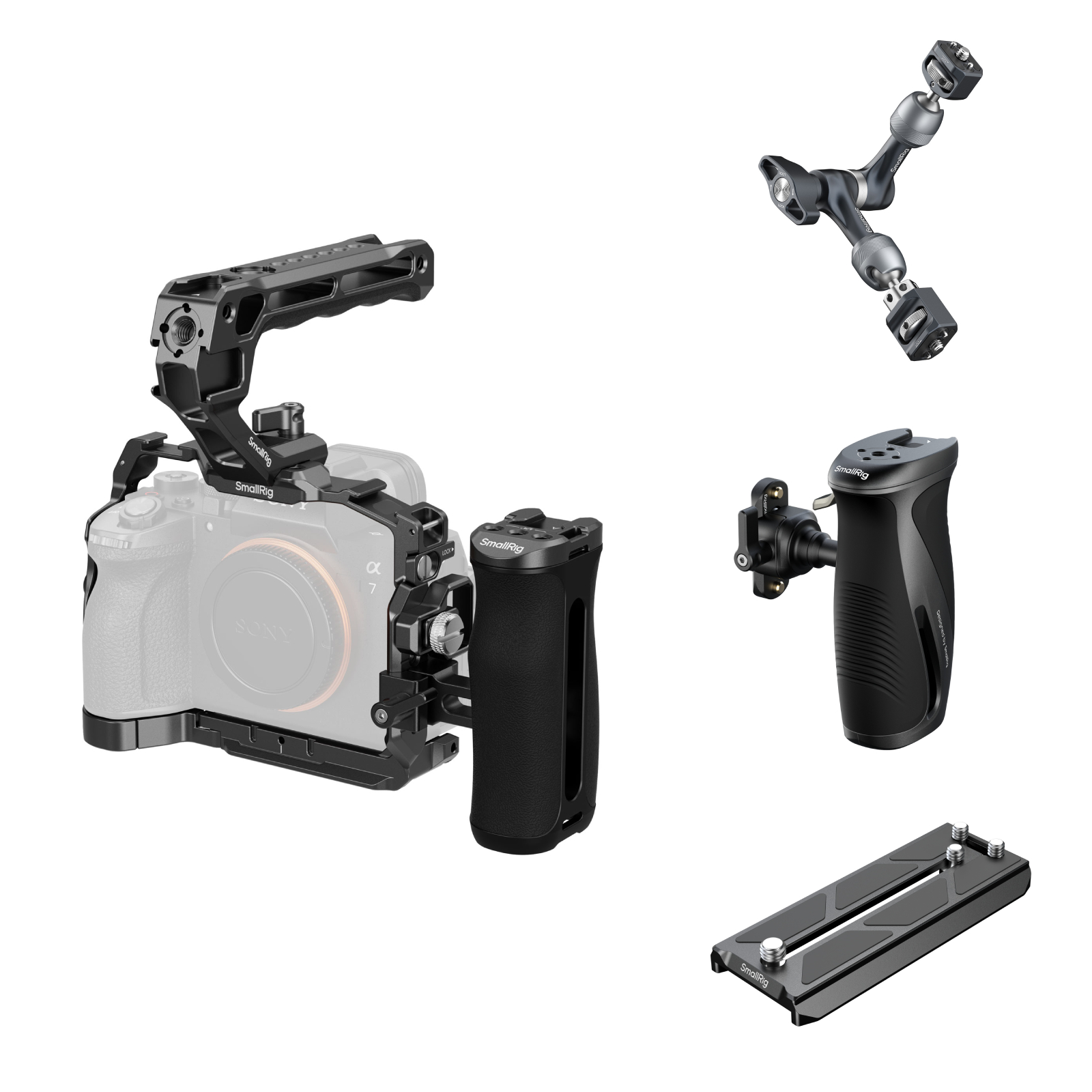 SmallRig HawkLock Cage Kit for Sony A7 V A7R V A7 IV | Arca-Swiss QR