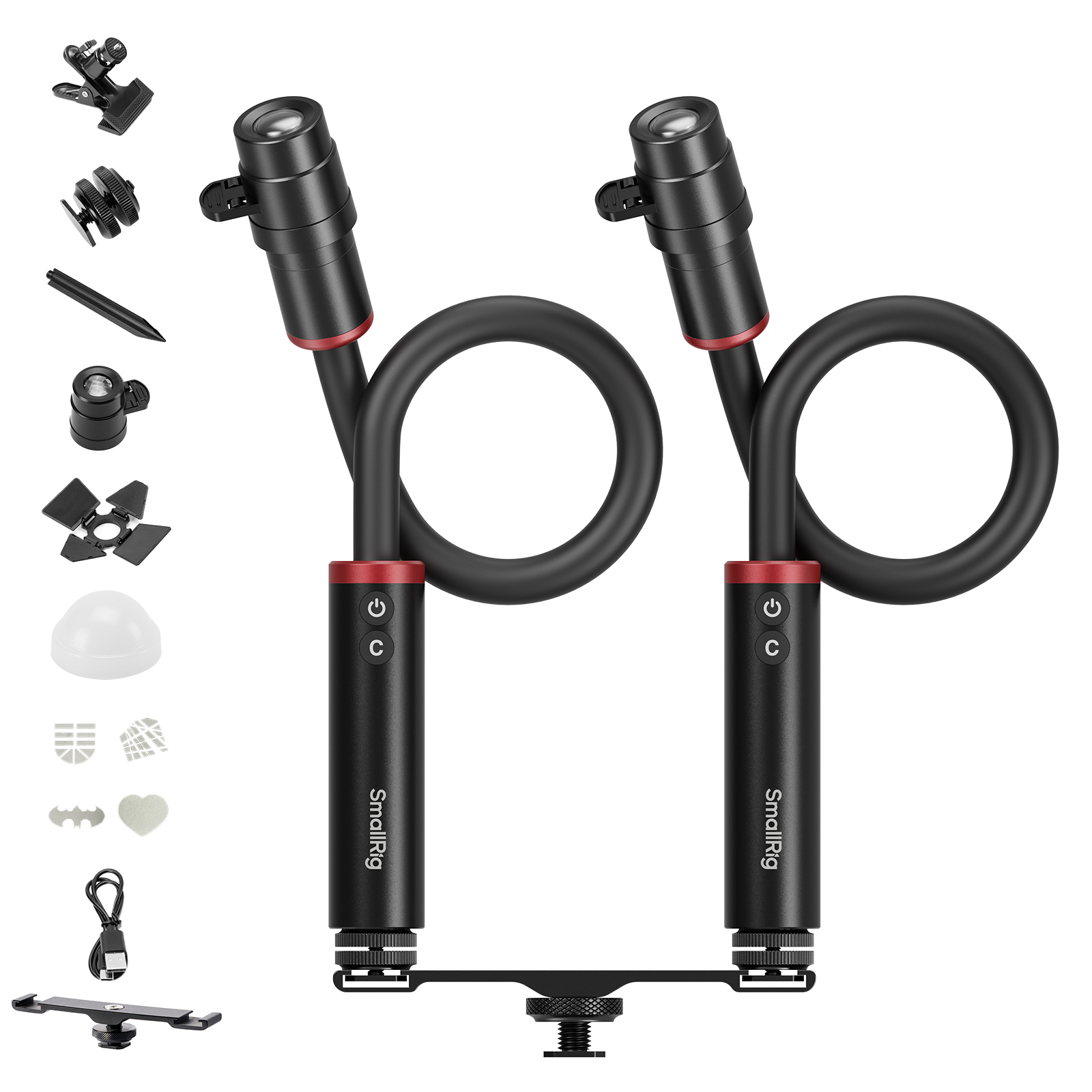 RM 03 Macro Photo LED Light (2-Pack with with Coldshoe Extension Bar) for Still Life Photography