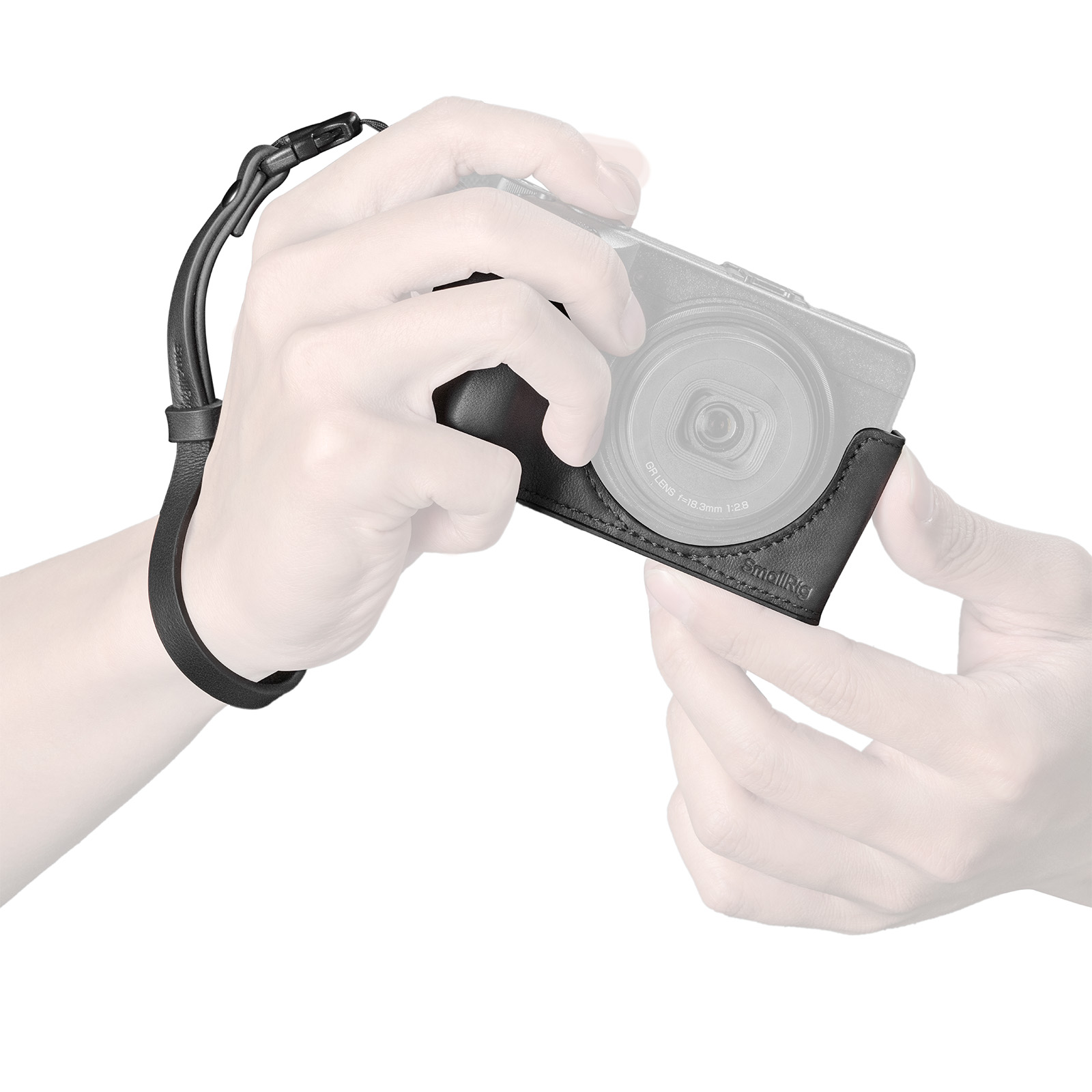 SmallRig for Ricoh GR: Leather Case, Quick-Release Wrist